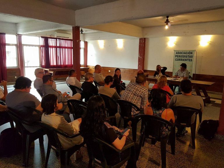 Apoyo a periodistas de Corrientes: reclaman se aplique Convenio Colectivo 541