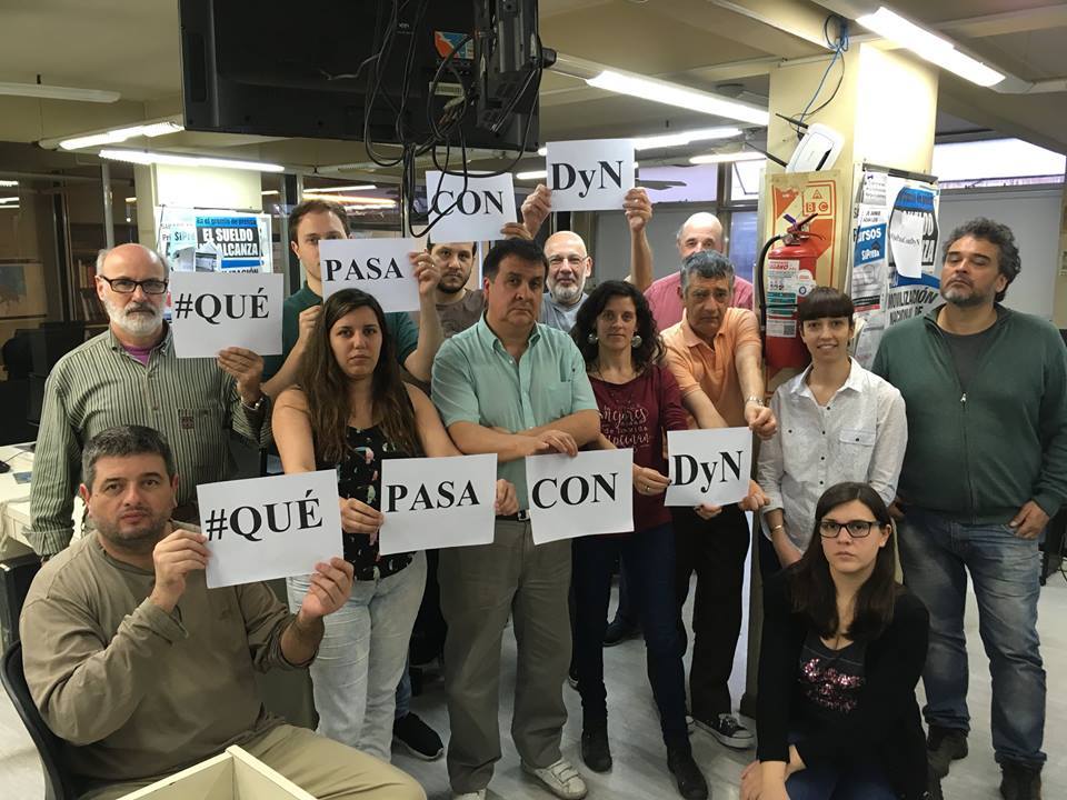 Rechazo al cierre de la Agencia DyN