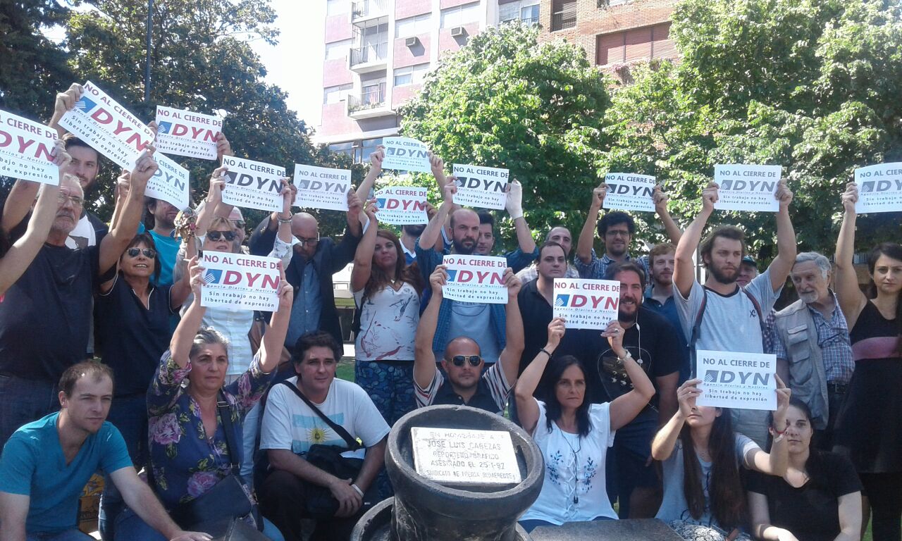 Fuerte apoyo desde La Plata a los trabajadores de la Agencia DyN