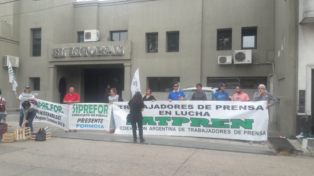 Jornada de Protesta de FATPREN en Santa Fé