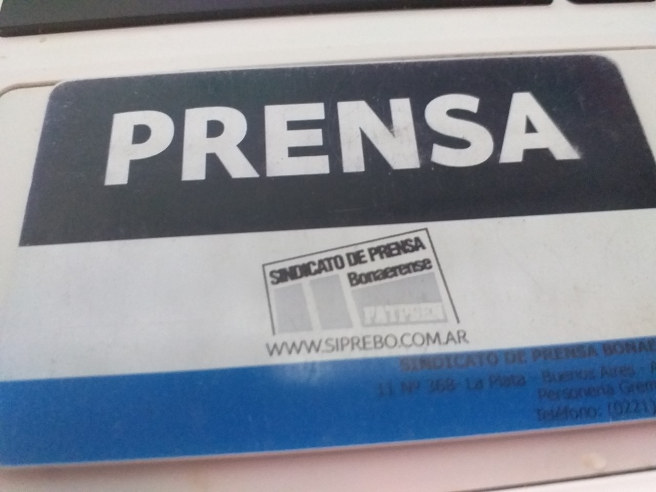 La Plata: se puede acreditar la condición de periodista profesional con carnet sindical